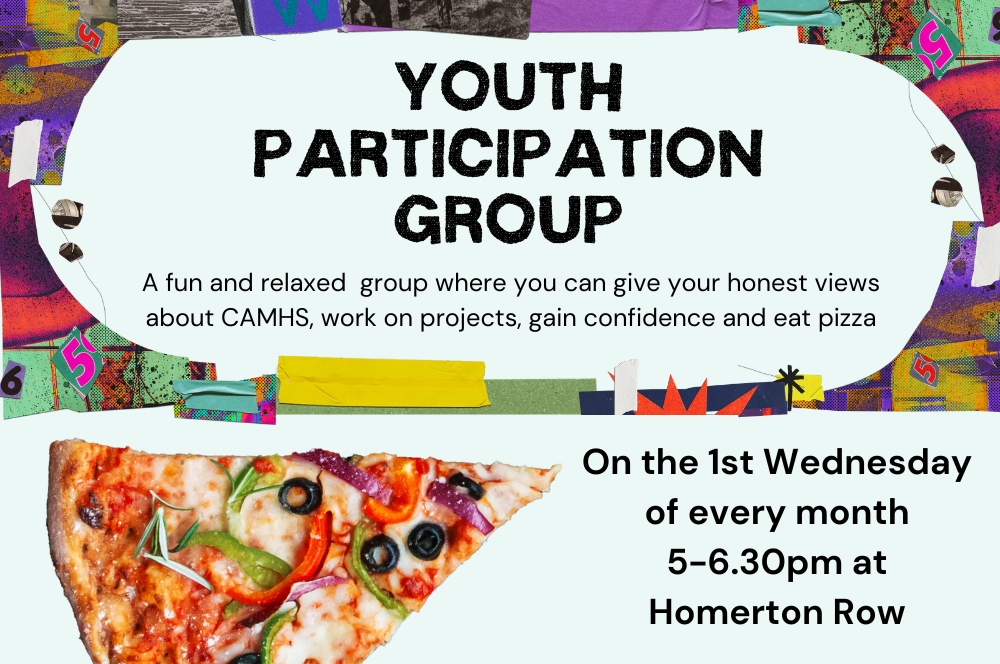 Poster for City & hackney youth participation group