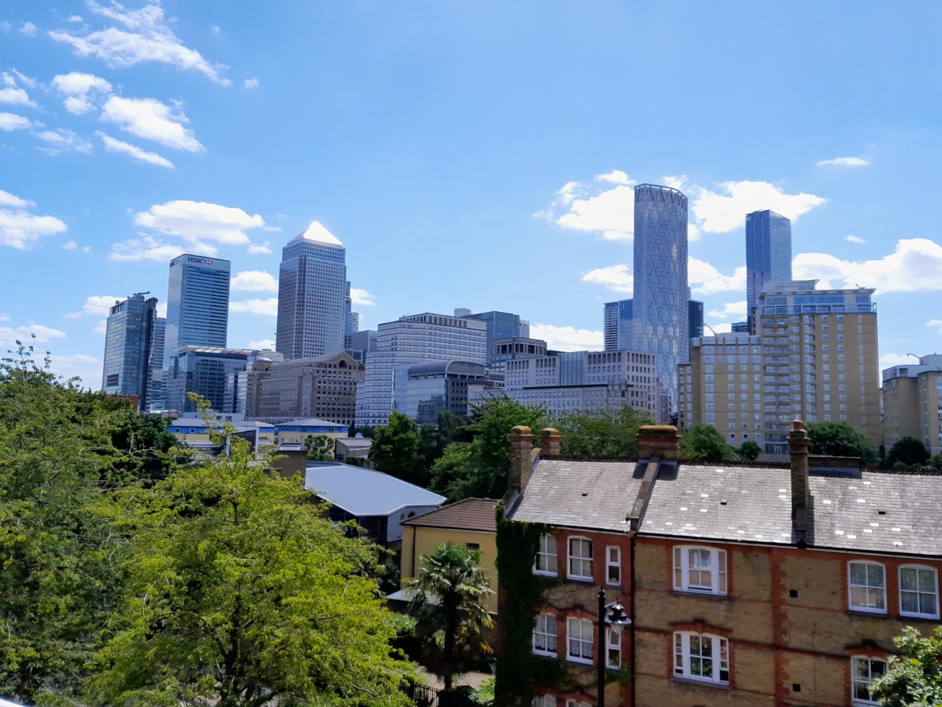 Canary Wharf rooftops