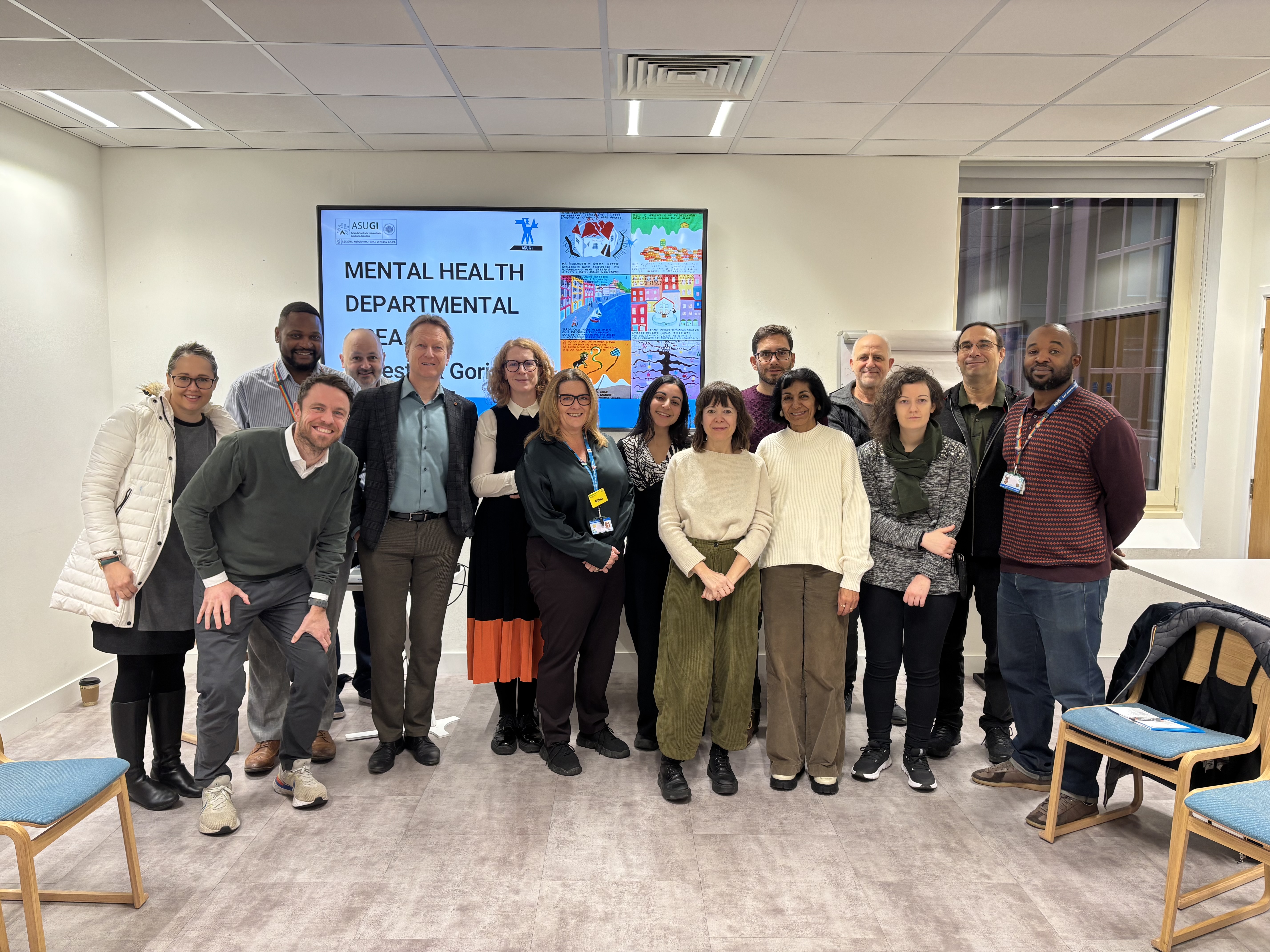 Group photo of colleagues from Trieste and Gorizia, along with those from ELFT.