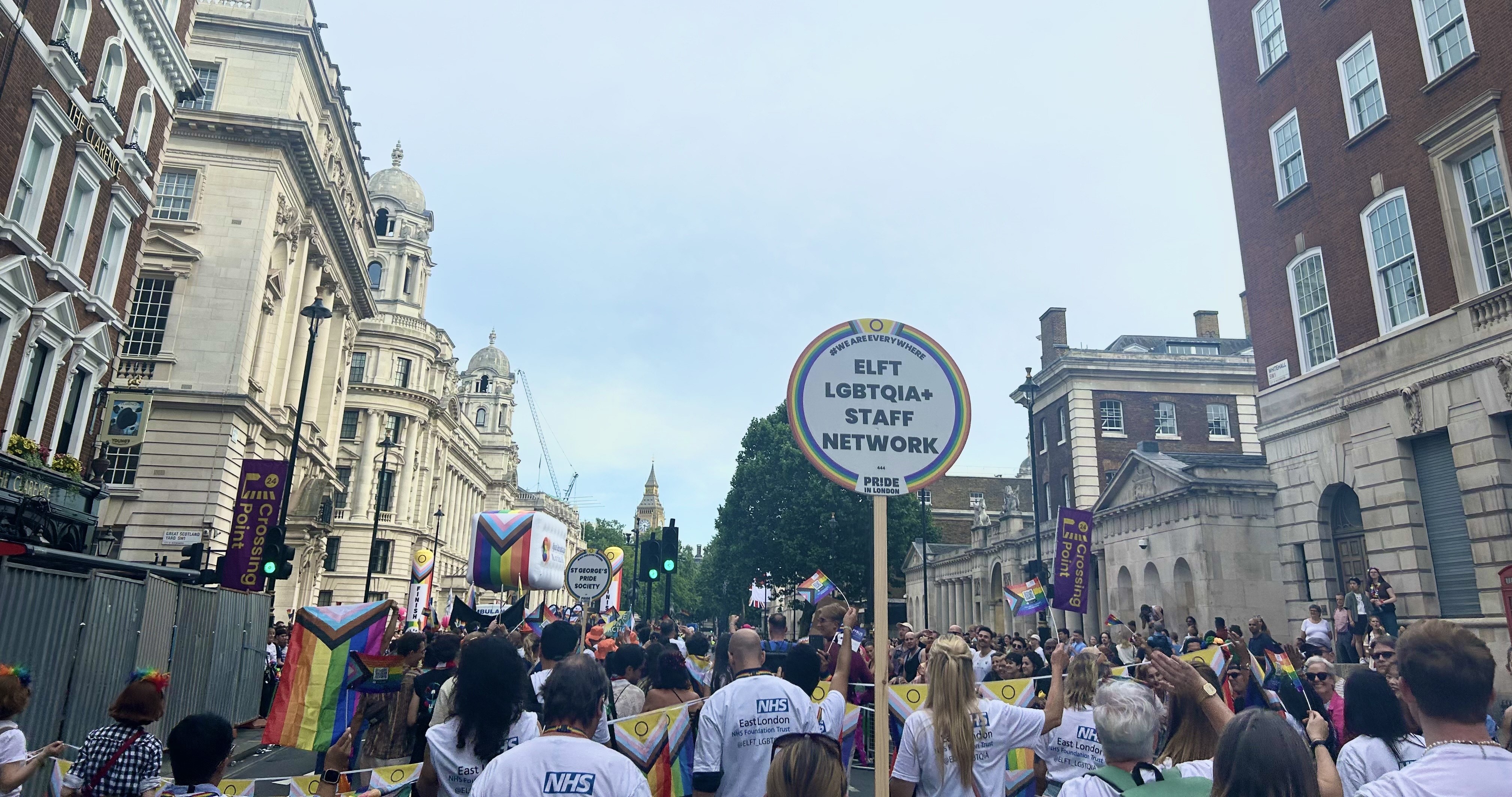 pride with big ben in the background