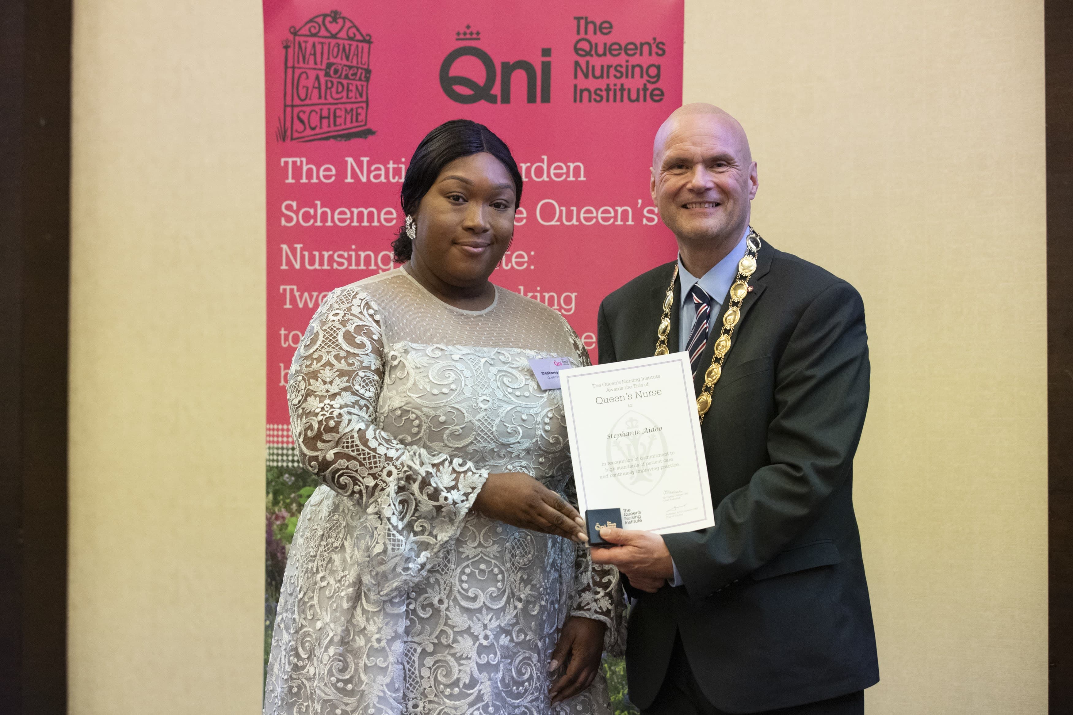 Stephanie Aidoo, Queen's nurse