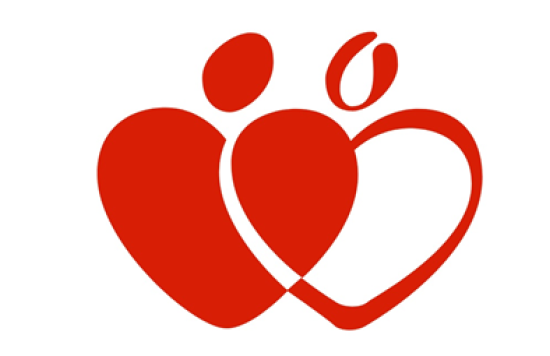NHS Blood and Transplant logo - two red hearts