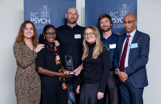 Colleagues from the John Howard Centre with their RCPsych Award.