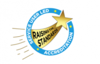Service user led accreditation logo